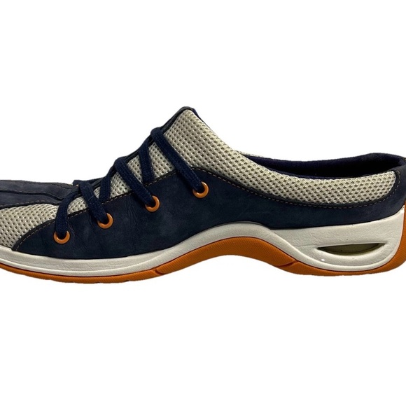 Cole Haan Nike Air Walking Mules Slip On Navy Blue Gray Sneakers Women’s Size 7 - Picture 2 of 15